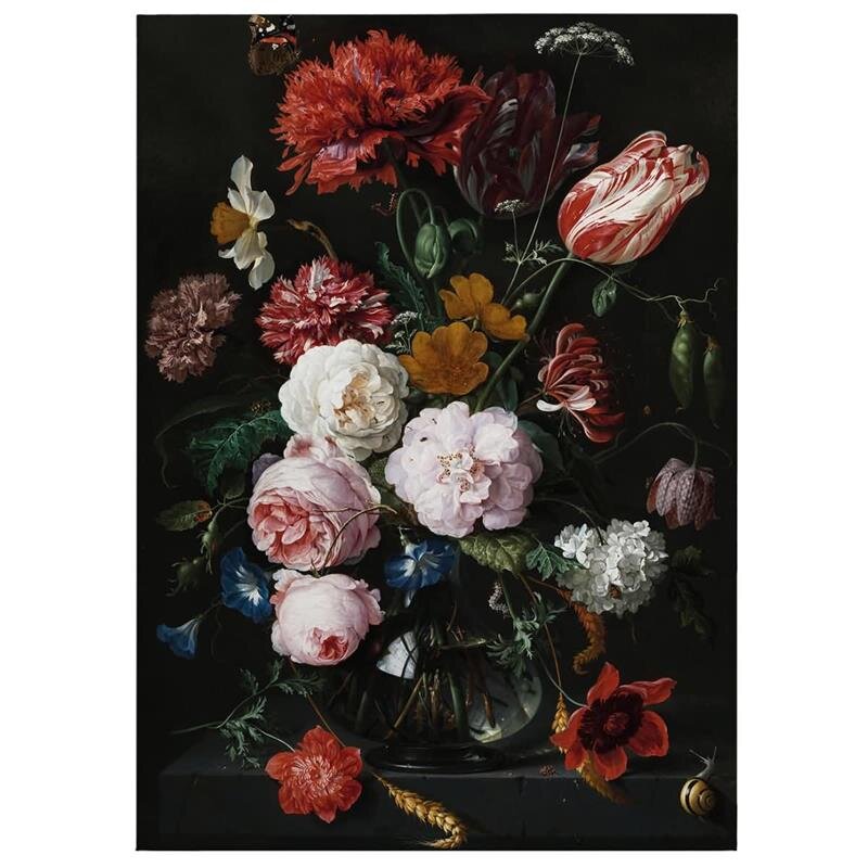 A.S. Création Leinwandbild FlowersInAVase Größe 50cm x 70cm