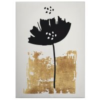 A.S. Cr&eacute;ation Leinwandbild Black Flower...