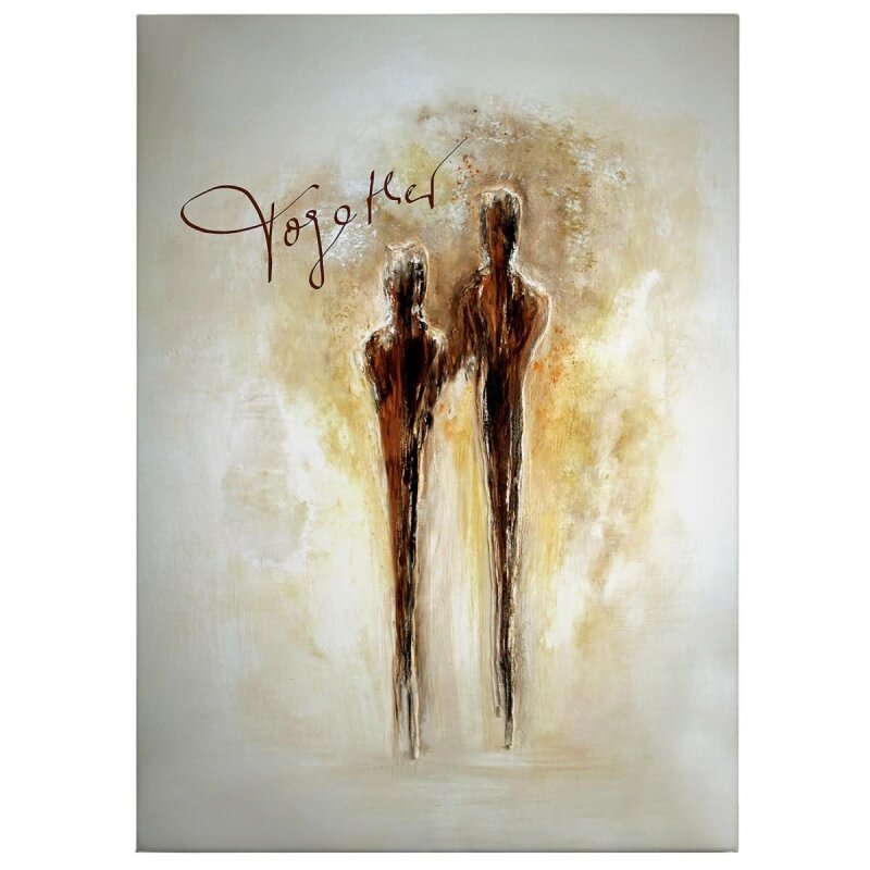 A.S. Création Leinwandbild Together Größe 50cm x 70cm