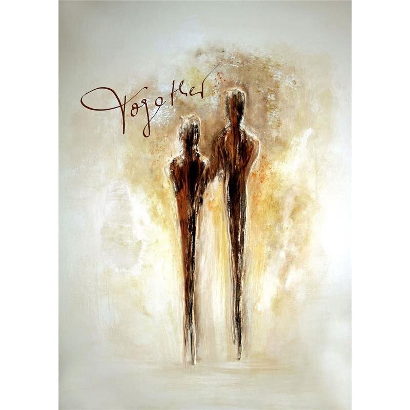 A.S. Création Leinwandbild Together Größe 50cm x 70cm