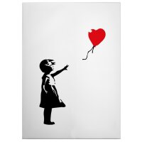 A.S. Cr&eacute;ation Leinwandbild Banksy-Balloon...