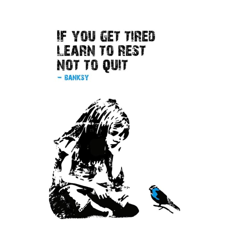 A.S. Création Leinwandbild IfYouGetTired Größe 50cm x 70cm