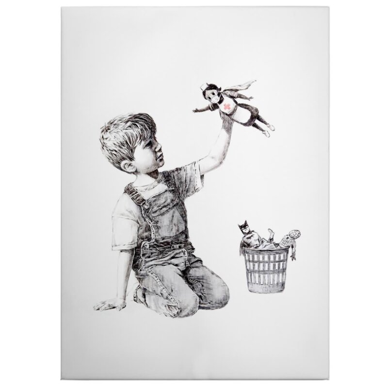 A.S. Création Leinwandbild Real Hero Größe 50cm x 70cm