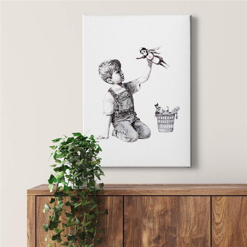 A.S. Création Leinwandbild Real Hero Größe 50cm x 70cm