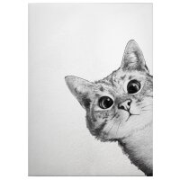 A.S. Cr&eacute;ation Leinwandbild Sneaky Cat...