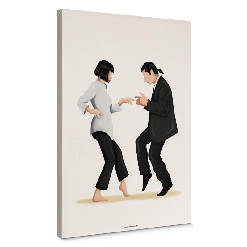 A.S. Création Leinwandbild Pulp Fiction Größe 50cm x 70cm