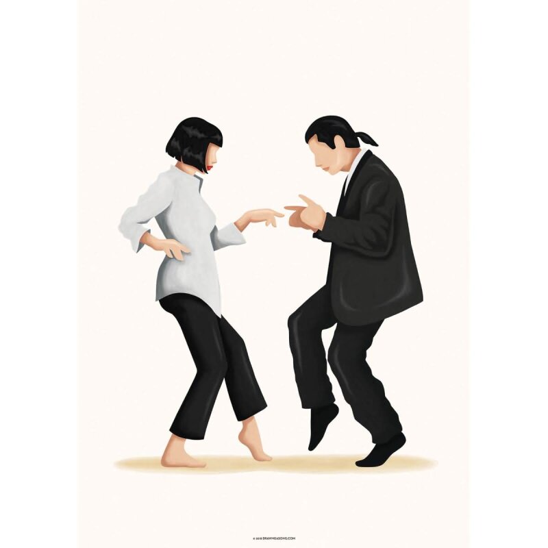 A.S. Création Leinwandbild Pulp Fiction Größe 50cm x 70cm