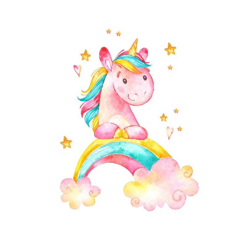 A.S. Création Leinwandbild the Unicorn Größe 50cm x 70cm