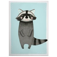 A.S. Cr&eacute;ation Leinwandbild Raccoon...