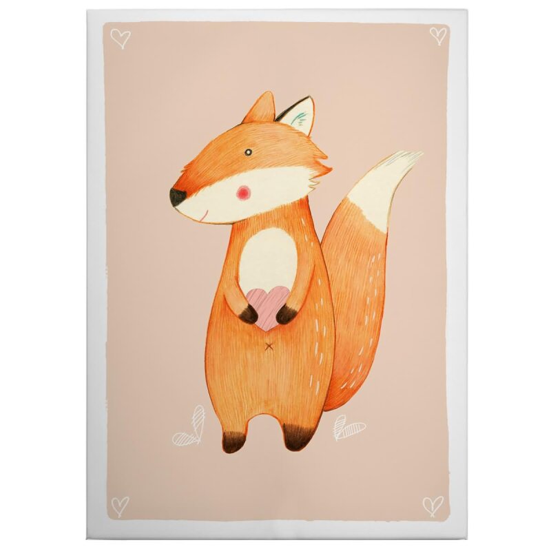 A.S. Création Leinwandbild Fox Größe 50cm x 70cm