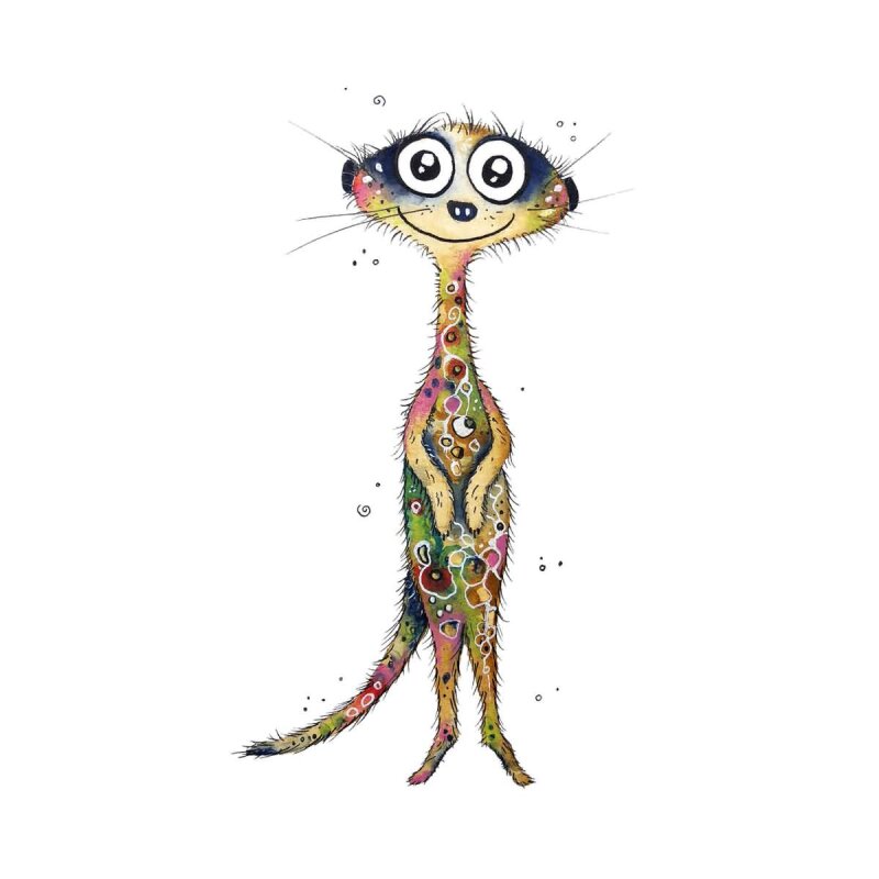 A.S. Création Leinwandbild Meerkat Größe 50cm x 70cm