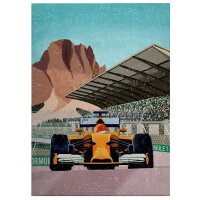 A.S. Cr&eacute;ation Leinwandbild Race Car...