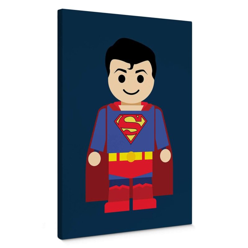 A.S. Création Leinwandbild Superman toy Größe 50cm x 70cm