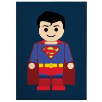 A.S. Cr&eacute;ation Leinwandbild Superman toy...
