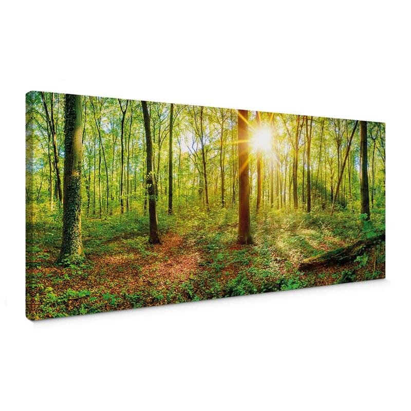 A.S. Création Leinwandbild Deep forest Größe 100cm x 40cm