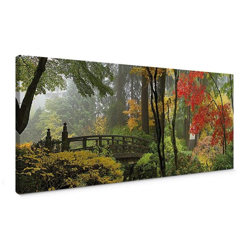 A.S. Création Leinwandbild JapaneseGarden Größe 100cm x 40cm