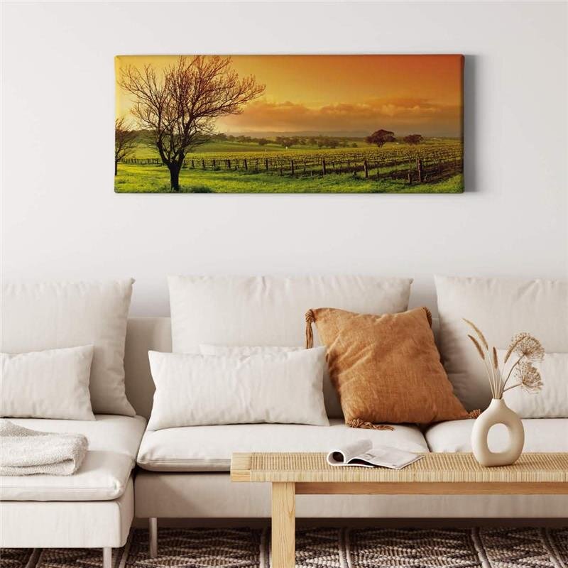 A.S. Création Leinwandbild Vineyard Größe 100cm x 40cm
