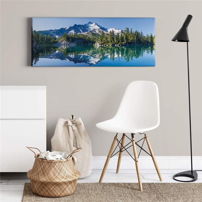 A.S. Création Leinwandbild Mountain Größe 100cm x 40cm