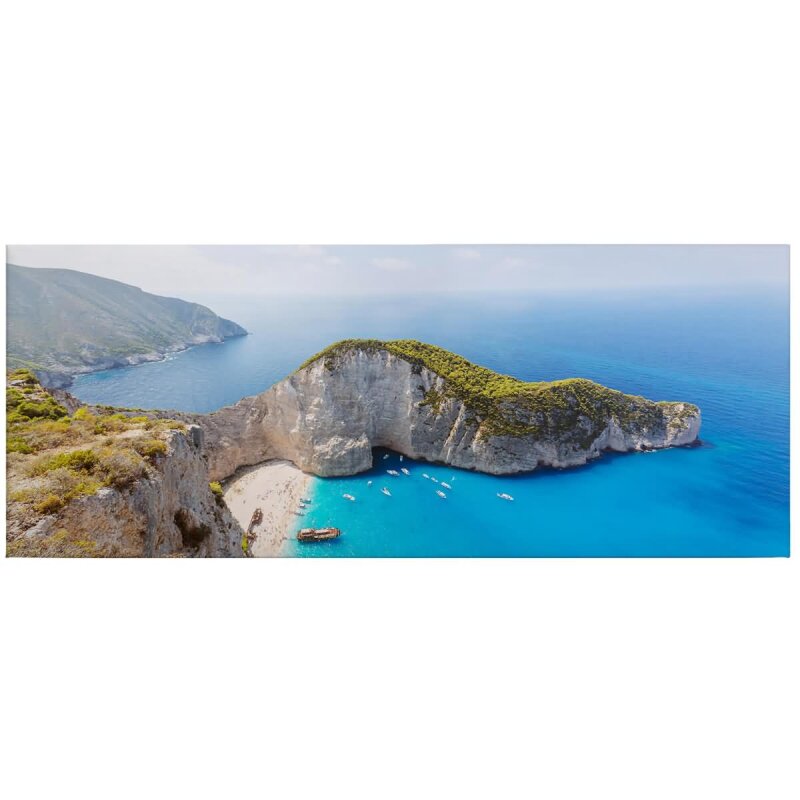 A.S. Création Leinwandbild Zakynthos Größe 100cm x 40cm