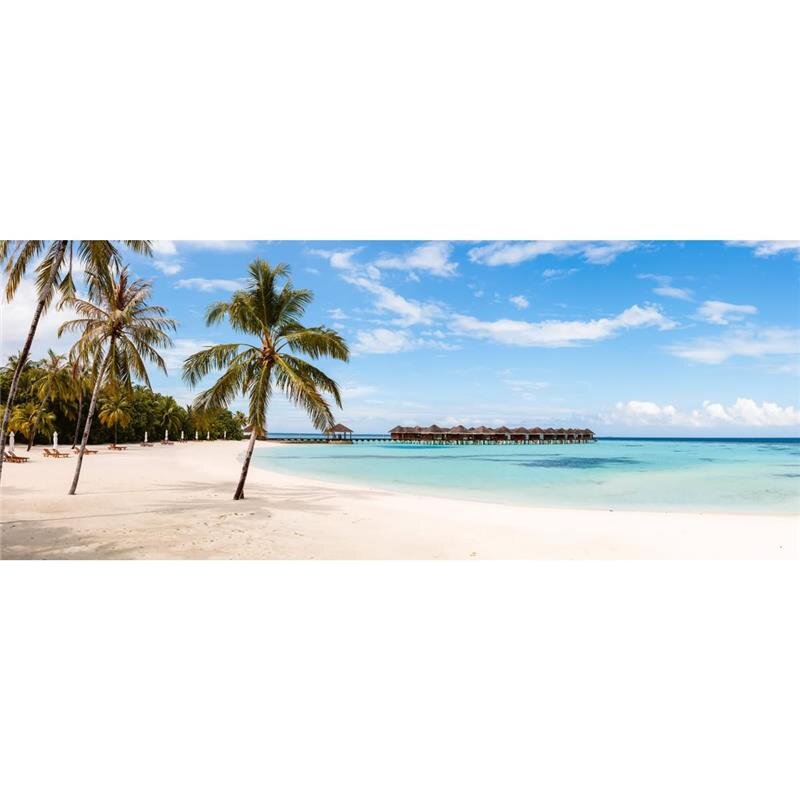 A.S. Création Leinwandbild Maldives Größe 100cm x 40cm
