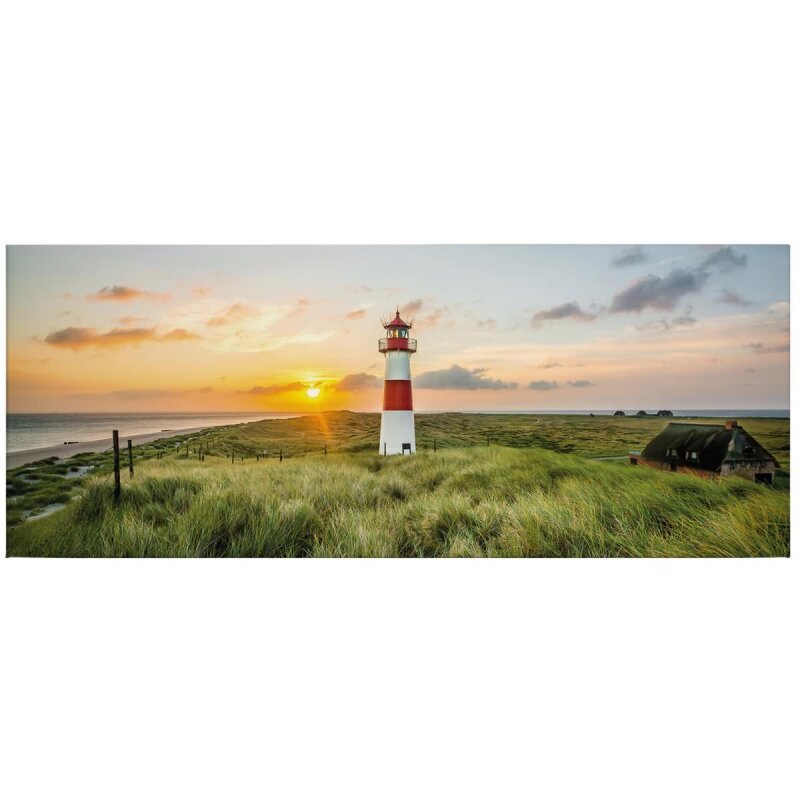 A.S. Création Leinwandbild LighthouseSylt Größe 100cm x 40cm