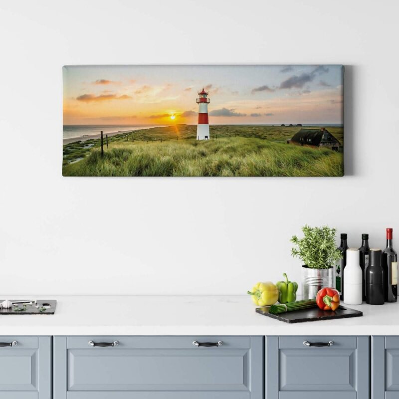 A.S. Création Leinwandbild LighthouseSylt Größe 100cm x 40cm
