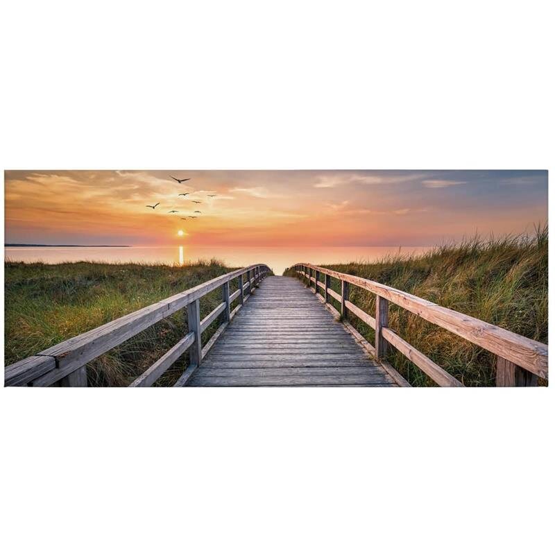 A.S. Création Leinwandbild NorthSeaDunes Größe 100cm x 40cm