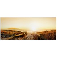 A.S. Cr&eacute;ation Leinwandbild Sunset beach...