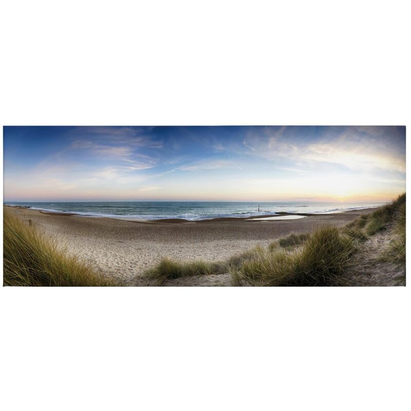 A.S. Création Leinwandbild BeachPanorama Größe 100cm x 40cm