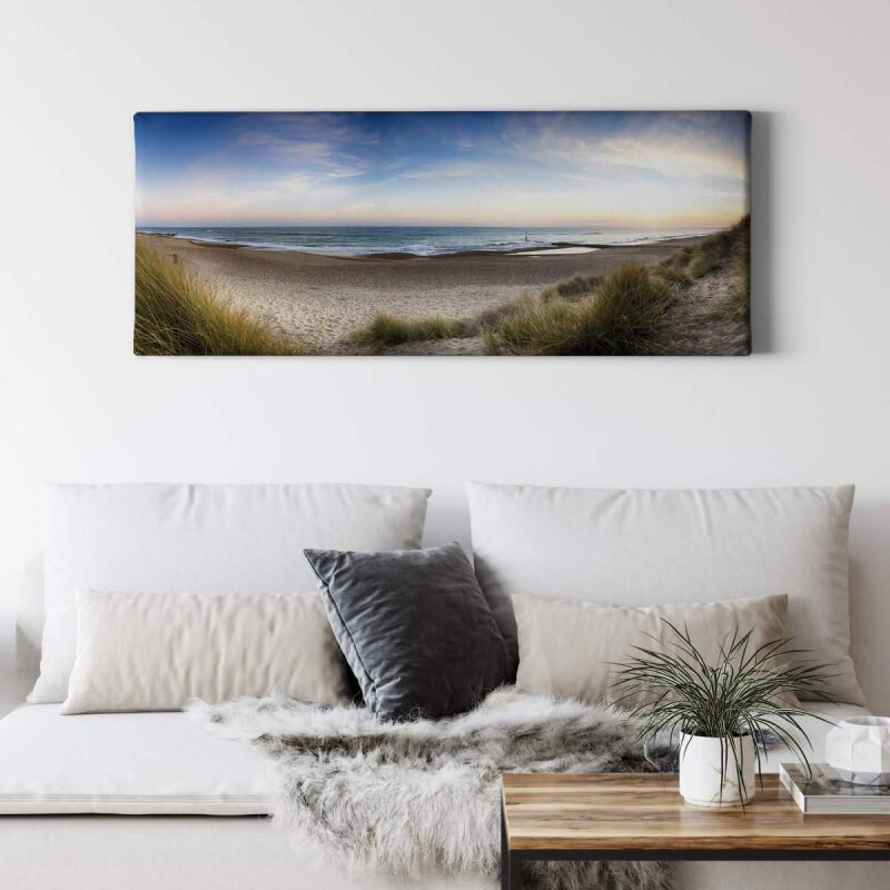 A.S. Création Leinwandbild BeachPanorama Größe 100cm x 40cm