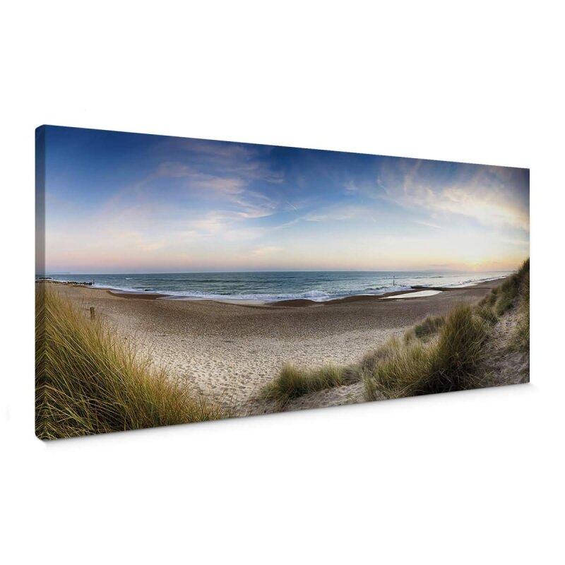 A.S. Création Leinwandbild BeachPanorama Größe 100cm x 40cm