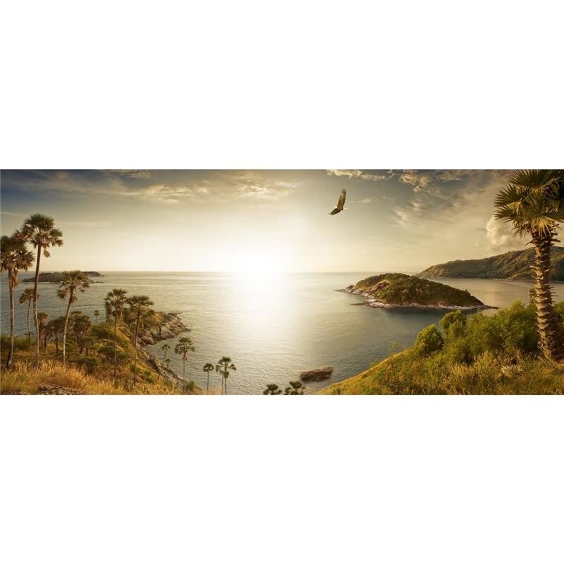 A.S. Création Leinwandbild SunsetParadise Größe 100cm x 40cm