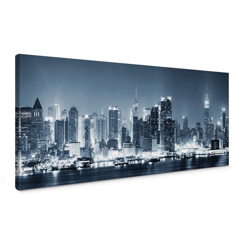 A.S. Création Leinwandbild NewYorkAtNight Größe 100cm x 40cm