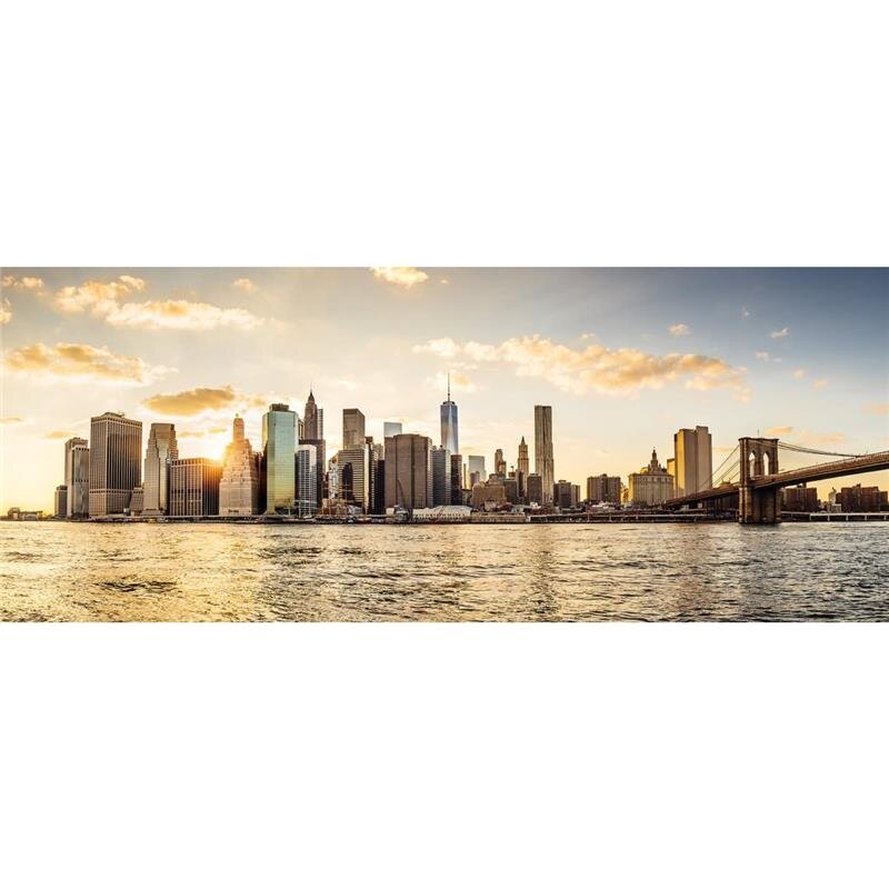 A.S. Création Leinwandbild SundownManhatt Größe 100cm x 40cm
