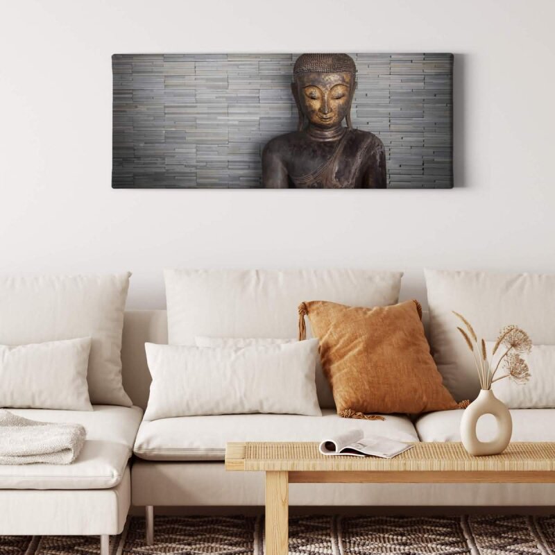 A.S. Création Leinwandbild Buddha Größe 100cm x 40cm