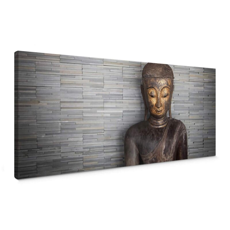 A.S. Création Leinwandbild Buddha Größe 100cm x 40cm