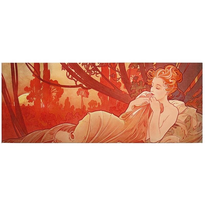 A.S. Création Leinwandbild Dusk Größe 100cm x 40cm