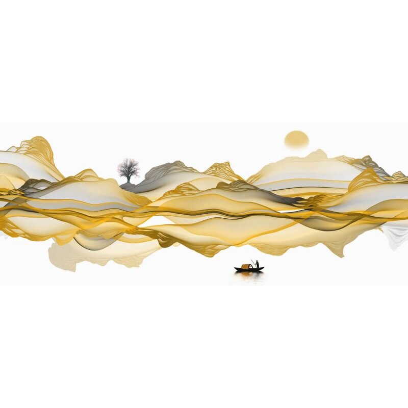 A.S. Création Leinwandbild Landscape Größe 100cm x 40cm