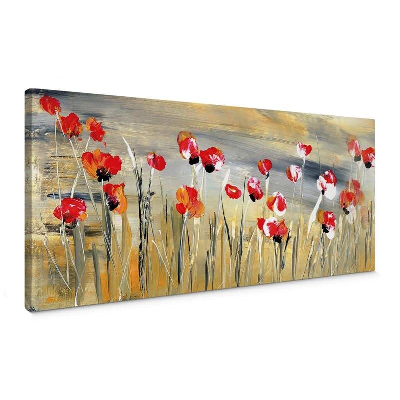 A.S. Création Leinwandbild Flower Meadow Größe 100cm x 40cm