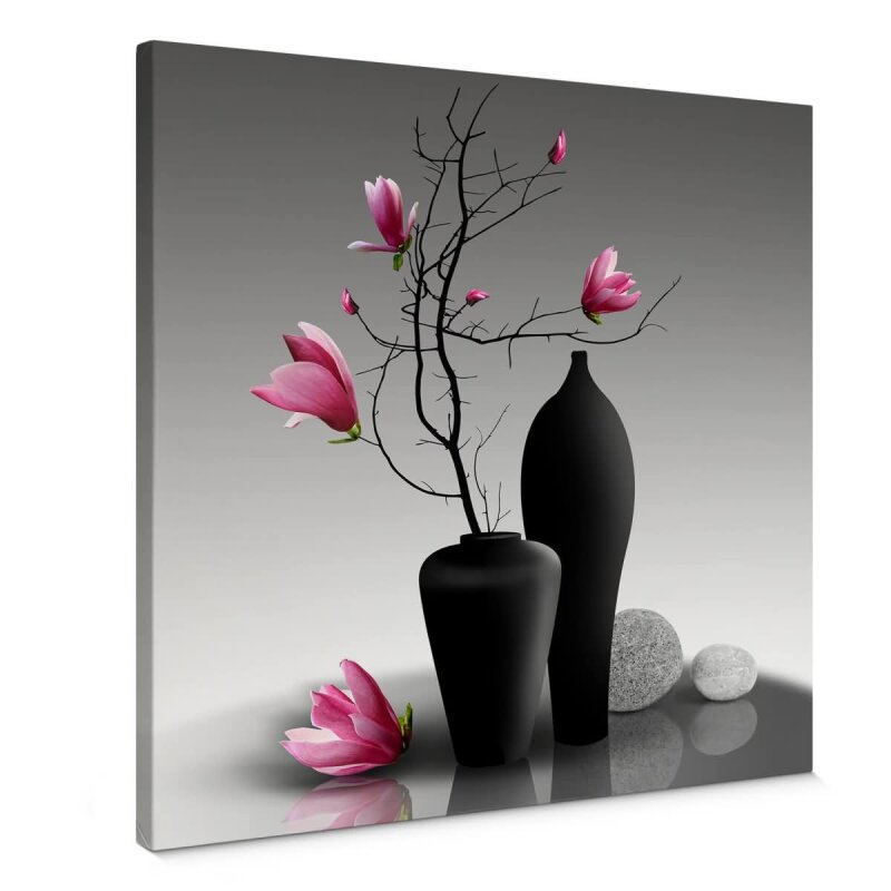 A.S. Création Leinwandbild MagnoliaBranch Größe 50cm x 50cm