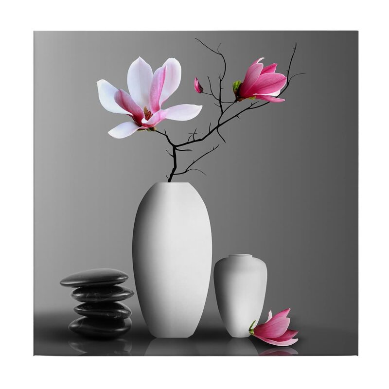 A.S. Création Leinwandbild Magnolia Größe 50cm x 50cm