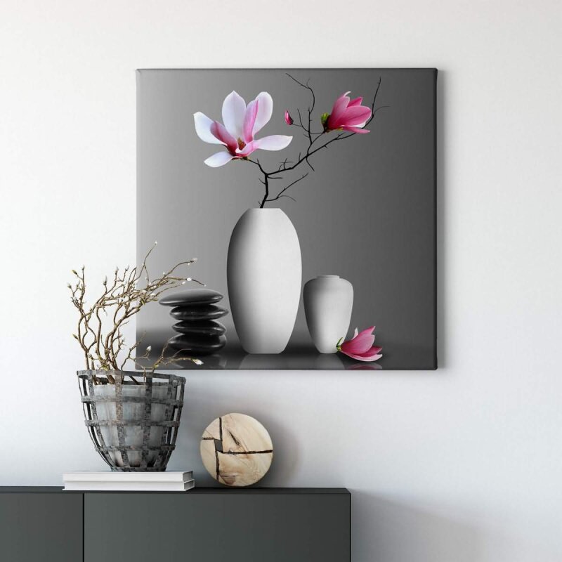 A.S. Création Leinwandbild Magnolia Größe 50cm x 50cm