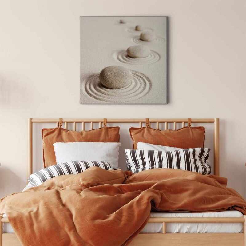 A.S. Création Leinwandbild Zen garden Größe 50cm x 50cm