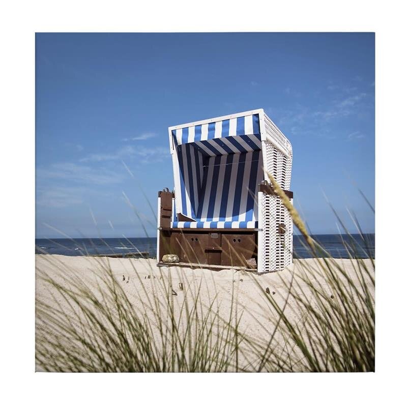 A.S. Création Leinwandbild Beach Chair Größe 50cm x 50cm