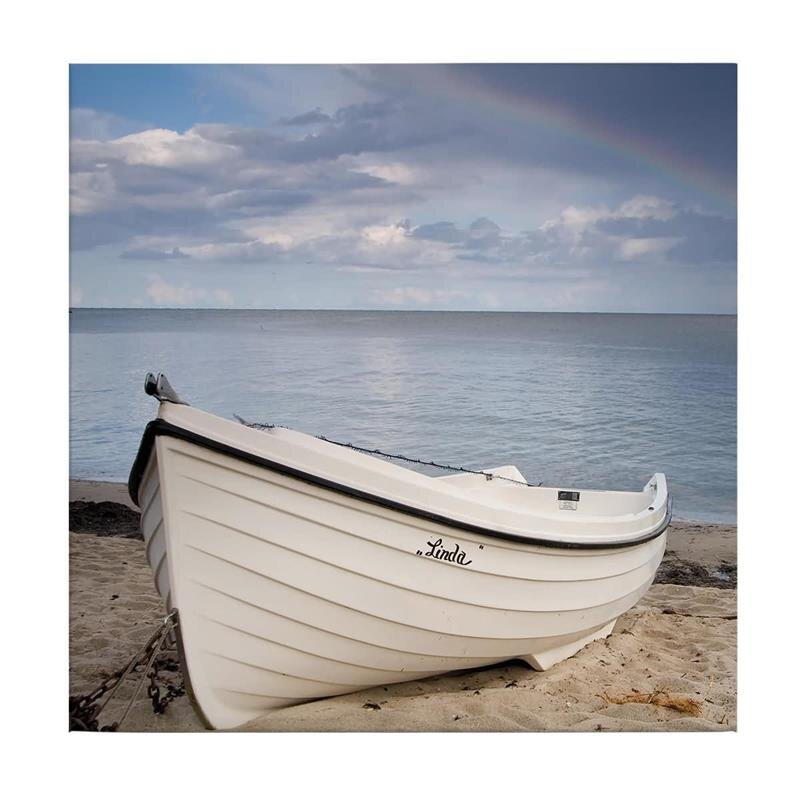 A.S. Création Leinwandbild Idyllic beach Größe 50cm x 50cm