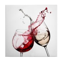 A.S. Cr&eacute;ation Leinwandbild Wine Glasses...