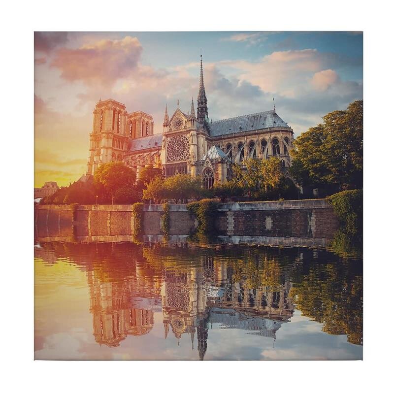 A.S. Création Leinwandbild Notre Dame Größe 50cm x 50cm