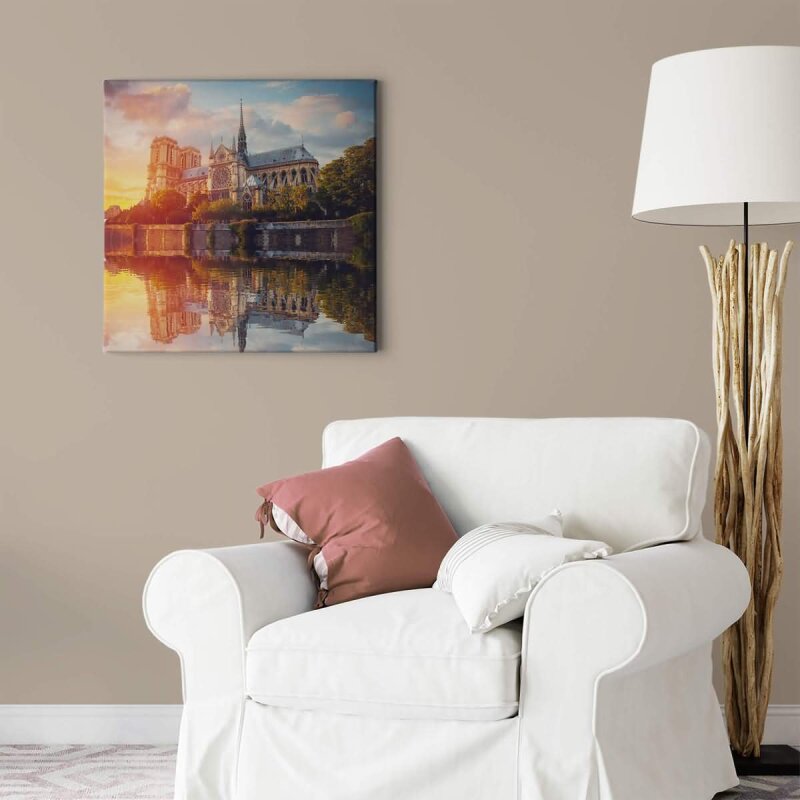 A.S. Création Leinwandbild Notre Dame Größe 50cm x 50cm