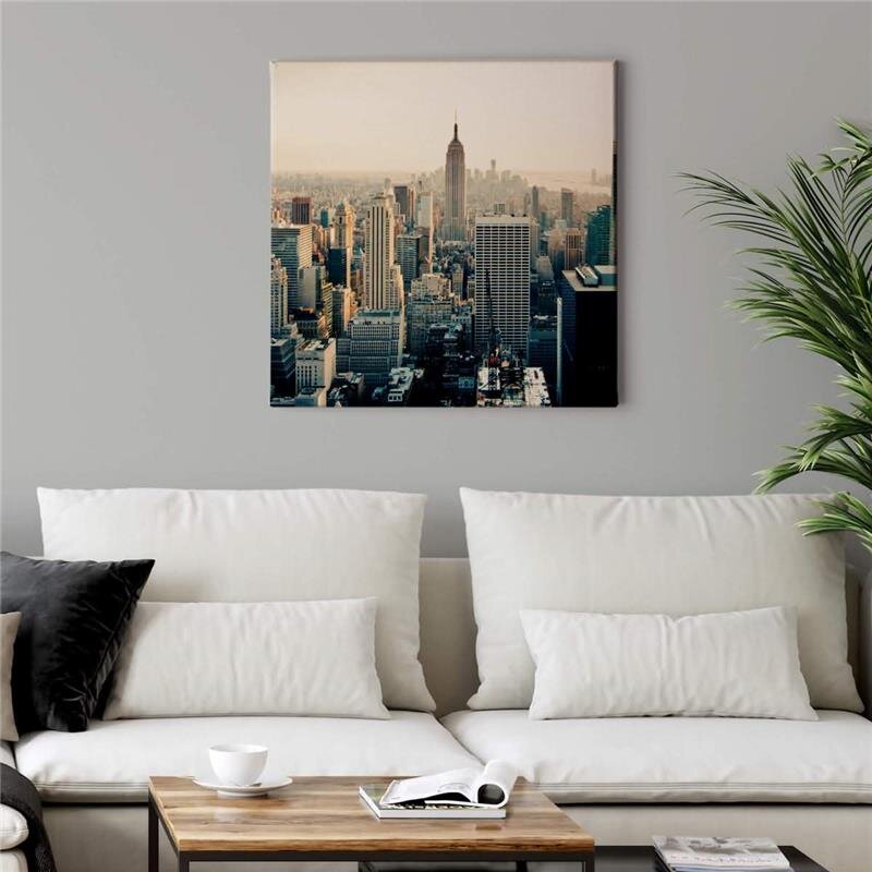 A.S. Création Leinwandbild Skyline Größe 50cm x 50cm