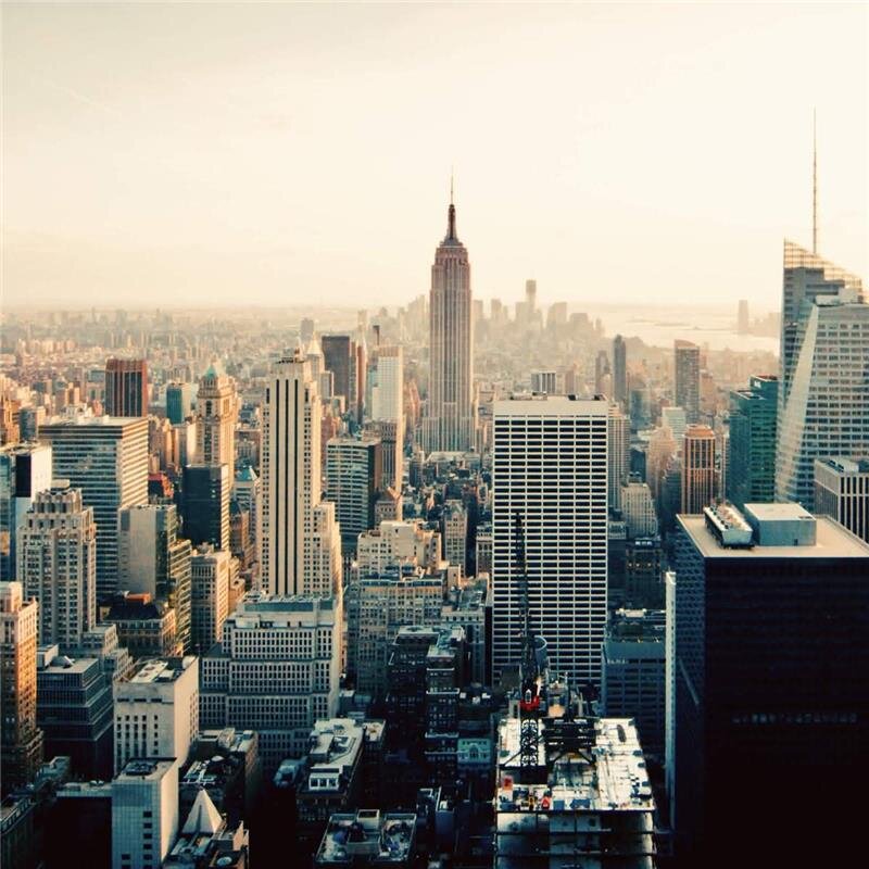 A.S. Création Leinwandbild Skyline Größe 50cm x 50cm